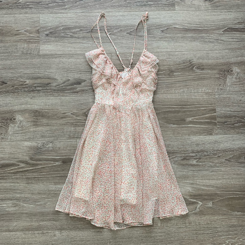 Guess Floral Print Mini Dress
